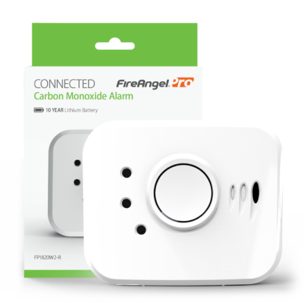 Pro Connected Smart Carbon Monoxide Alarm, Battery Powered image