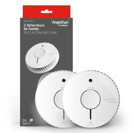 BIPACK Détecteur de fumée Autonomie 5 ans avec fonction Silence image